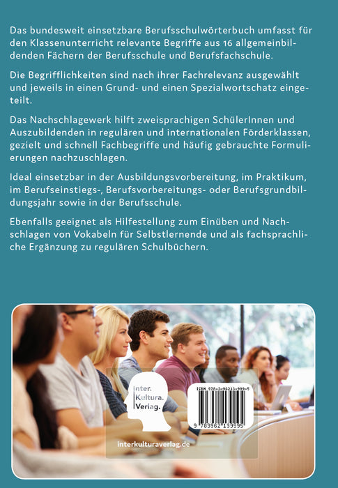 Interkultura Berufsschulwörterbuch für allgemeinbildende Fächer Deutsch-Dari