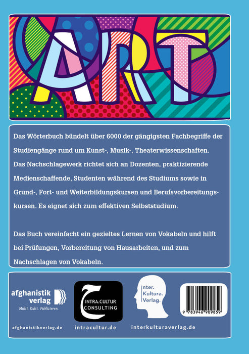 Interkultura Studienwörterbuch für Kunst-, Musik- und Theaterwissenschaften Deutsch-Dari