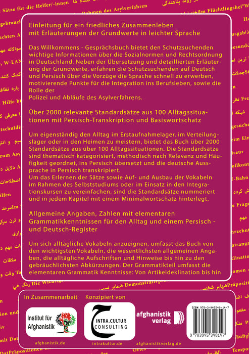 Das Willkommens- Gesprächsbuch Deutsch - Persisch-Farsi