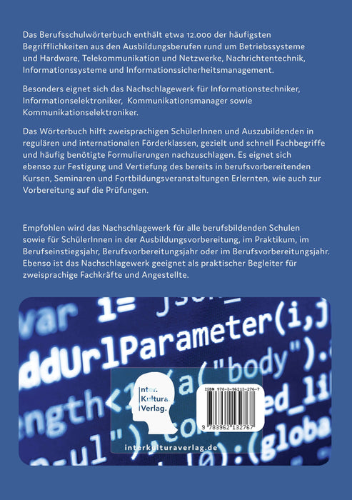 Interkultura Berufsschulwörterbuch für Informationstechnik und Computer Deutsch-Persisch