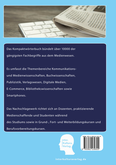 Interkultura Studienwörterbuch für Medien- und Kommunikationswissenschaften Deutsch-Persisch