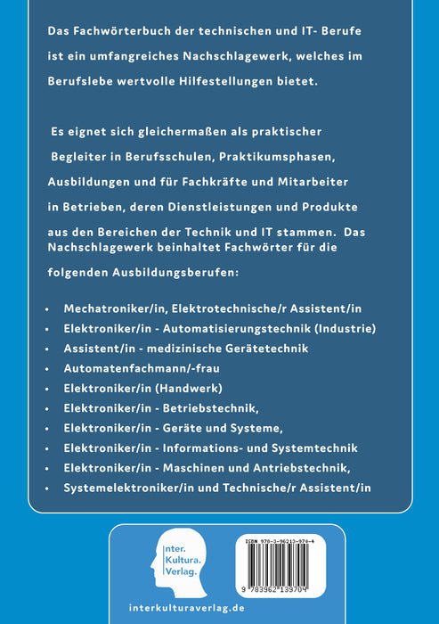 Interkultura Praxiswörterbuch aus den technischen, IT und Logistik Berufen Deutsch-Persisch