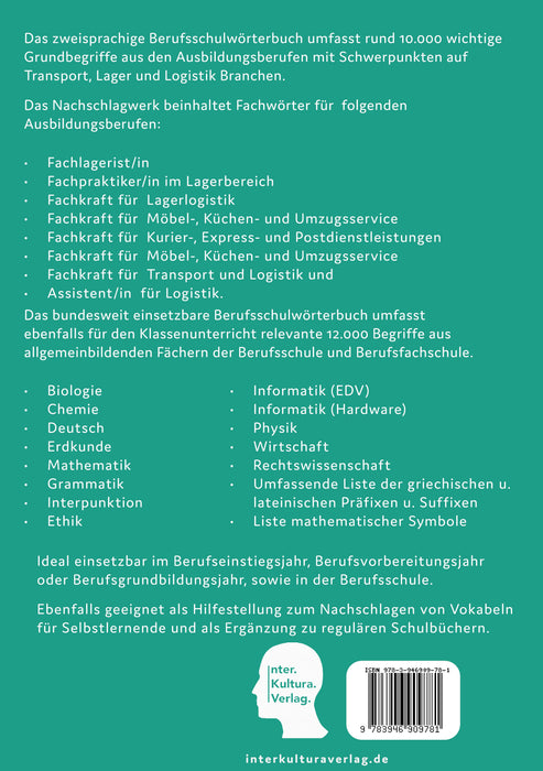 Berufsschulwörterbuch für Transport, Lager und Logistik Deutsch-Persisch