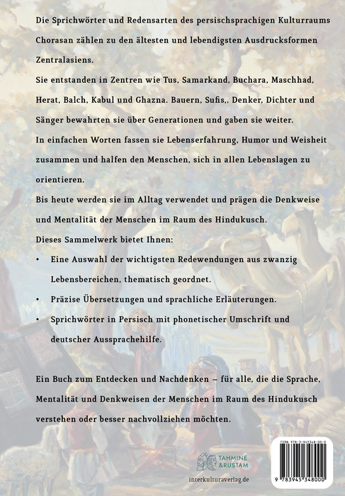 Persischsprachige Sprichwörter und Redensarten aus dem Hindukusch BAND 1