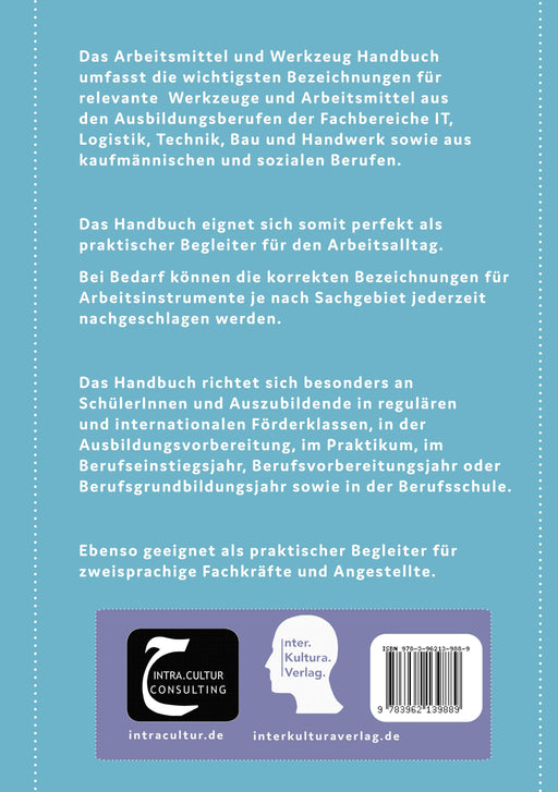  Backcover: Buchcover: Interkultura Arbeitsmittel und Werkzeug Handbuch Deutsch-Persisch