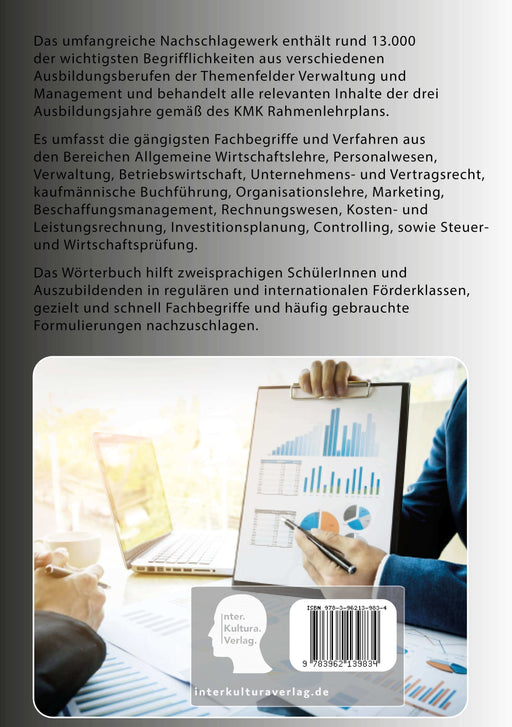  Backcover: Buchcover: Interkultura Berufsschulwörterbuch für Verwaltung und Management